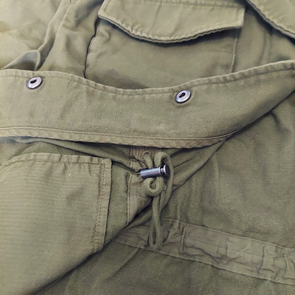 GAP Canvas Utility Jacket Large In Army Green - Picture 7 of 9